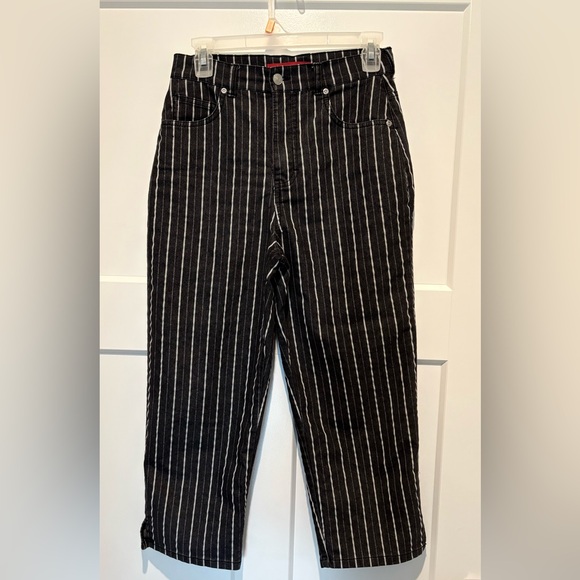 Gloria Vanderbilt Black and White Capris Pants - Picture 1 of 6